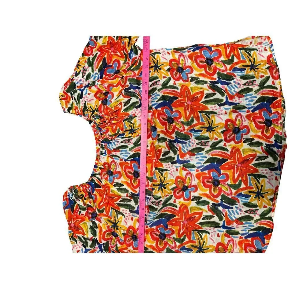 Hester & Orchard Women’s Floral Top Colorful Fun Artsy Size 1X - Picture 2 of 7